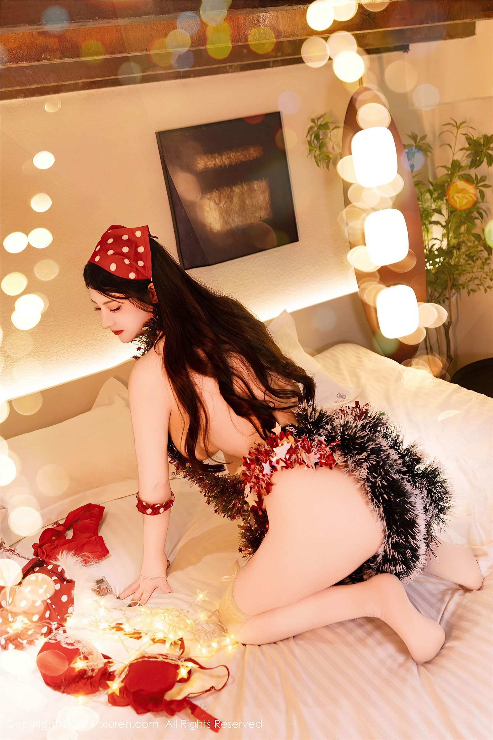 秀人网性感黑丝美女图片